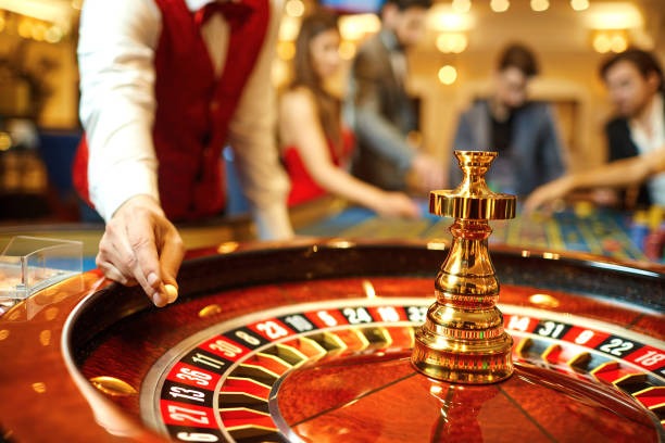 Slot game selection and live casino interface